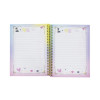 Libreta Espiral Tapa Dura, Tam. 5.75" x 8.75", 1 Materia, 96 hojas (192 pág.), Hojas Rayadas,  Diseños Surtidos Hearts-Spring